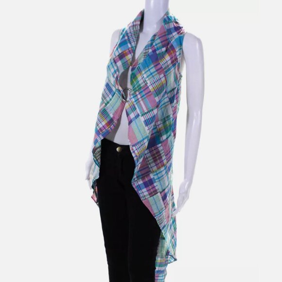 Marques Almeida Plaid Halter front tie top Size XS - Picture 8 of 12